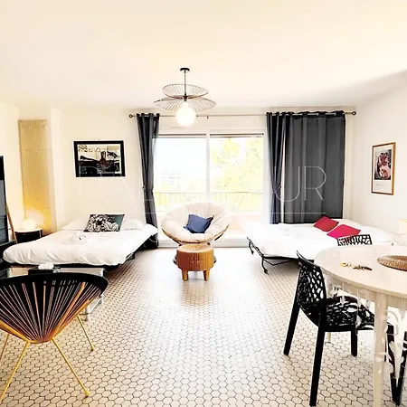 Résidence Les Pins, Balcon, Parking, Clim - Palmazur Appartement